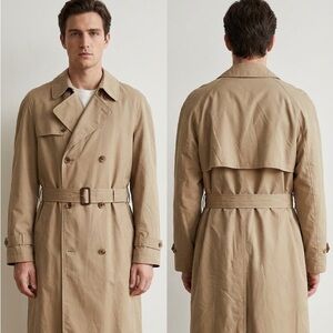 Bill Blass Classic Beige Trench Coat